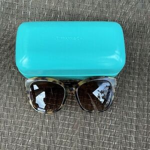 Tiffany & Co. Tortoise/Brown Cateye Sunglasses TF4150
